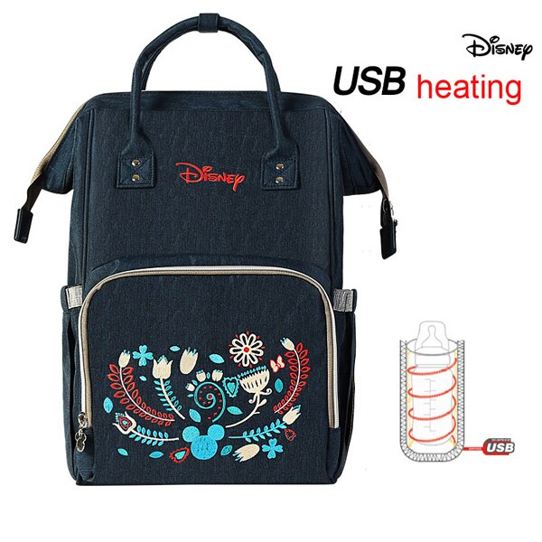 Disney Diaper Bag with USB Bottle Warmer